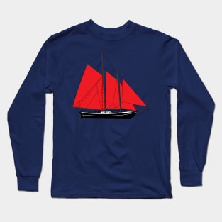 Schooner Alexander Hamilton Long Sleeve T-Shirt